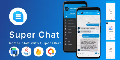 Super chat android chatting app with groups and voice video calls .png