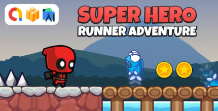 Super hero runner adventure buildbox template android studio project .png