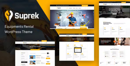 Suprek equipment rental marketplace theme codermarket.png