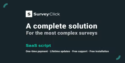 Surveyclick saas survey builder codermarket.png