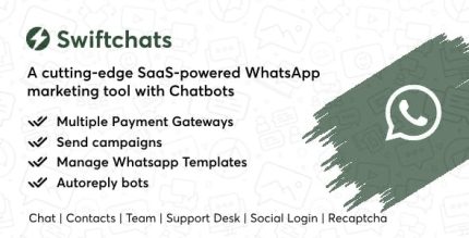 Swiftchats saas enabled whatsapp marketing tool with chat bots codermarket.jpeg