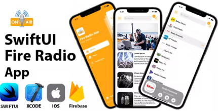 Swiftui fire radio app full ios application codermarket.png