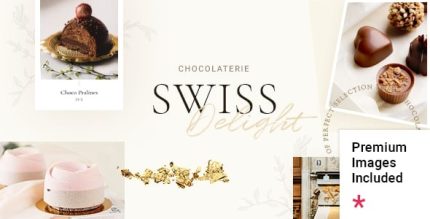 Swiss delight chocolate cake shop theme codermarket.jpg