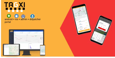Tagxi taxi application uber clone android ios dashboard codermarket.png
