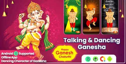 Talking dancing ganesha ganesha dancing aarti blessing codermarket.png