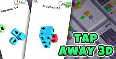 Tap away 3d hypercasual puzzle game unity codermarket.jpg