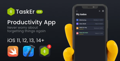 Tasker a powerful todo ios app swift codermarket.png