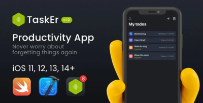 Tasker a powerful todo ios app swift ios 11 codermarket.png