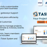 Taskhub saas project management tool finance crm tool codermarket.png