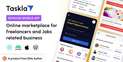 Tasklay freelancer marketplace react native app codermarket.png