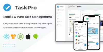 Taskpro mobile web task management app codermarket.png