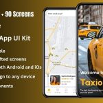 Taxio taxi booking react native expo app ui kit codermarket.jpg