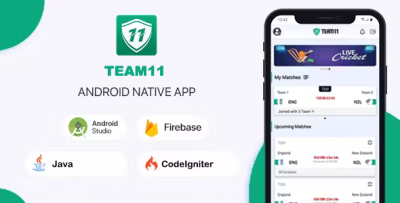 Team11 fantasy cricket app codermarket.png