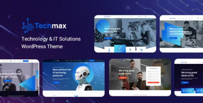 Techmax it solutions technology wordpress theme codermarket.png