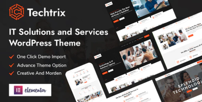Techtrix it solutions services wordpress theme codermarket.png