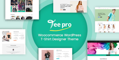 Teepro woocommerce custom t shirt designer wordpress theme codermarket.png