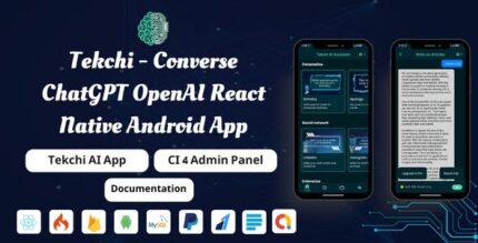 Tekchi converse chatgpt openai react native android app codermarket.jpeg