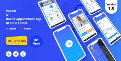 Teledoc patient and doctor appointment app ui kit in flutter codermarket.png