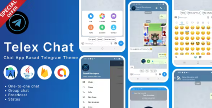 Telex chat android chatting app with groups and voice video calls .png