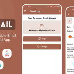 Tempmail temporary disposable email address app with admob ads codermarket.png
