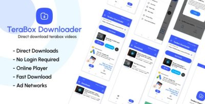 Terabox video downloader with admob ads codermarket.jpg