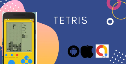 Tetris flutter game with admob application codermarket.png