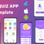 The quiz flutter app ui template codermarket.png