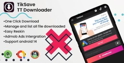 Tiksave tiktok video downloader app without watermark codermarket.jpeg