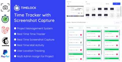 Timelock project management system with screenshot capture codermarket.png
