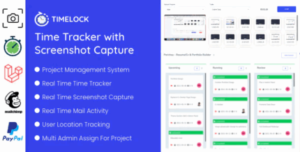Timelock project management system with screenshot capture codermarket.png
