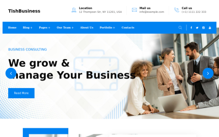 Tishbusiness corporate and business wordpress theme.png