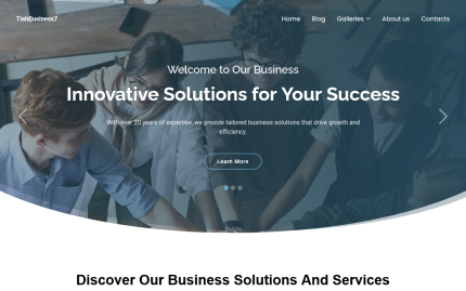 Tishbusiness7 corporate wordpress theme.png