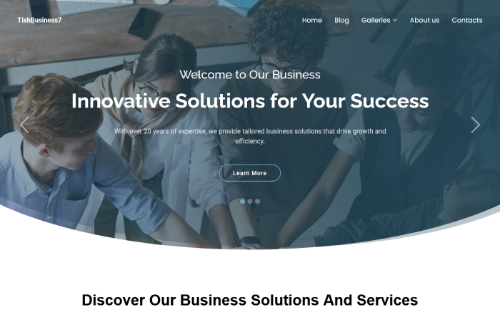 Tishbusiness7 corporate wordpress theme.png