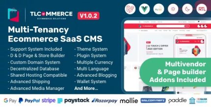 Tlcommerce saas laravel vuejs powered multi tenancy ecommerce saas cms .jpg