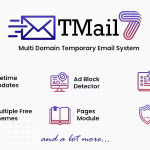 Tmail multi domain temporary email system codermarket.png