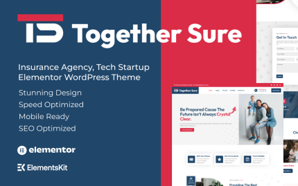 Together sure insurance agency wordpress theme.png