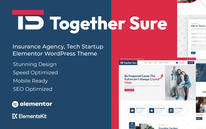Together sure insurance agency wordpress theme.png
