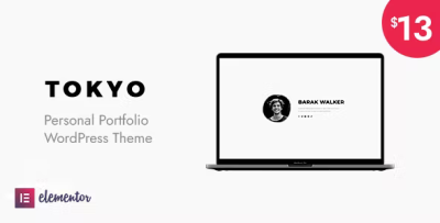 Tokyo personal portfolio wordpress theme codermarket.png