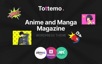 Tottemo anime and manga magazine wordpress theme.jpg