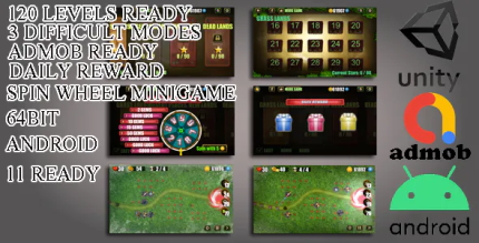 Tower defense deluxe unity project 120 levels codermarket.png