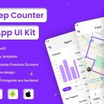 Trackstep step counter tracker app flutter ios android app template .jpeg
