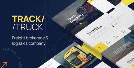 Tracktruck freight brokerage and logistics company wordpress theme .png