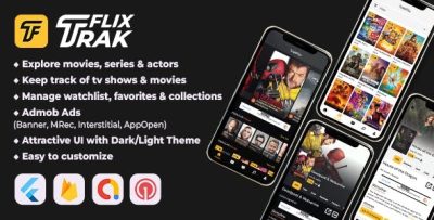 Trakflix ultimate movies tv shows tracking app flutter admob .jpg