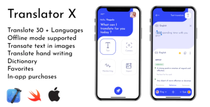 Translator x ios translator app codermarket.png