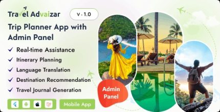 Travel advaizar ai based trip planner app with admin panel codermarket.jpeg