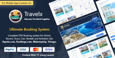 Travelx ultimate hotel tours travels booking system codermarket.jpg