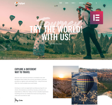 Tripspot travel wordpress elementor theme.png