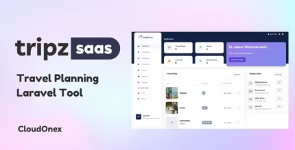 Tripz saas laravel travel planning tool codermarket.png