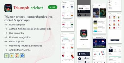 Triumph cricket comprehensive live cricket sports app codermarket.jpeg