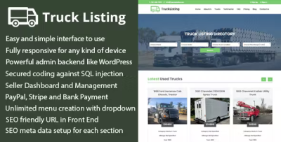 Trucklisting truck listing multi vendor directory cms codermarket.png